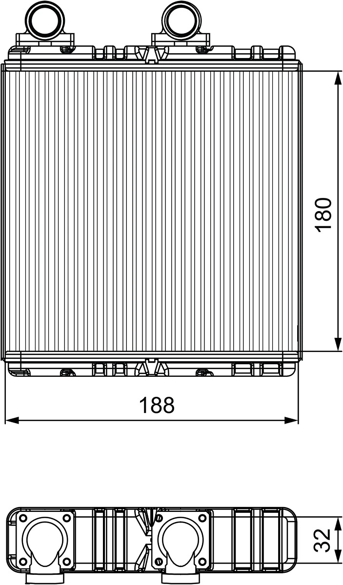 Heat Exchanger, interior heating 811554