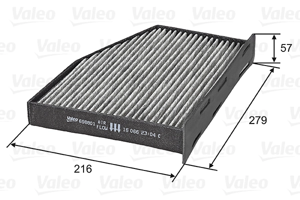 Filter, cabin air VALEO PROTECT 698801