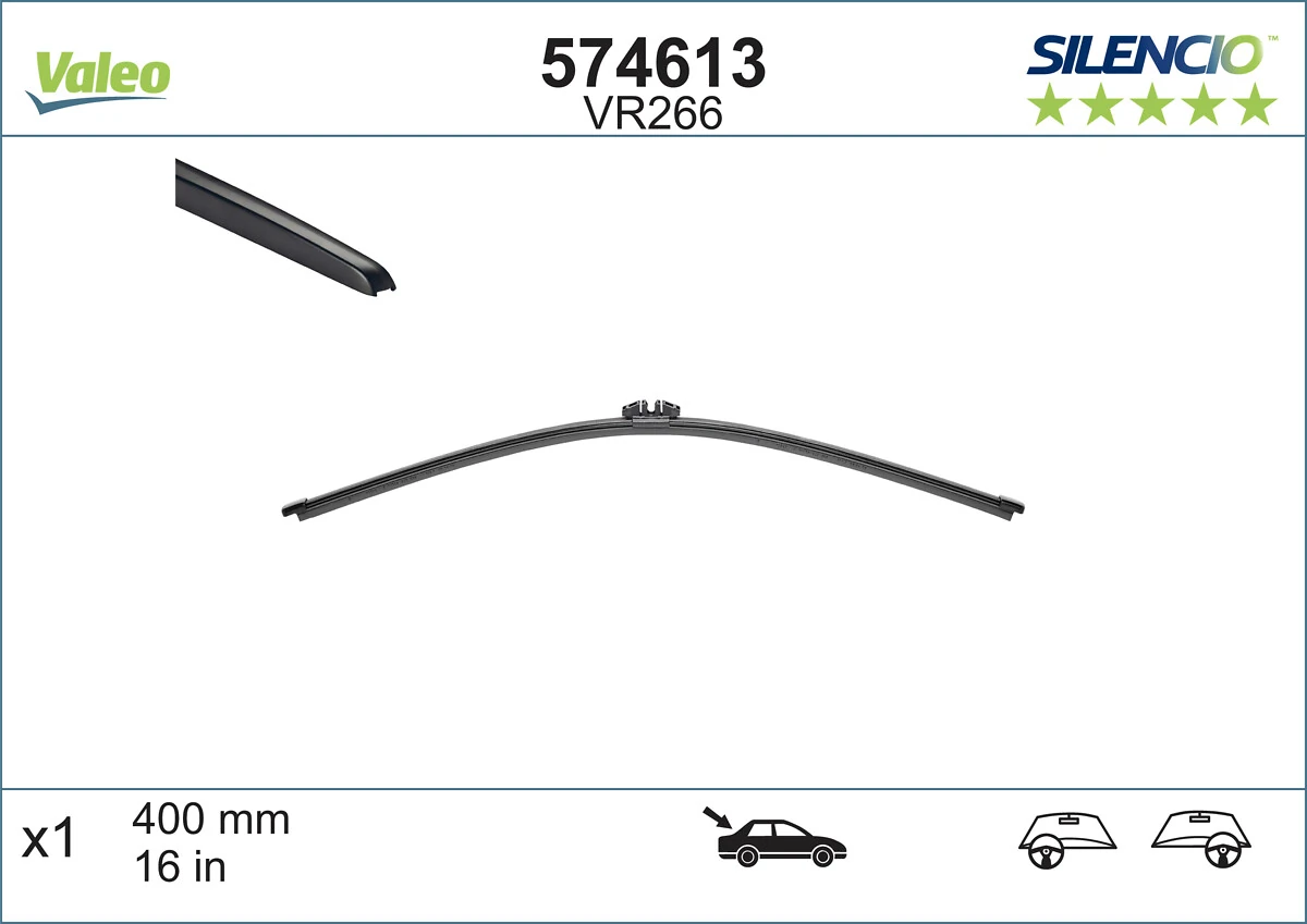 Wiper Blade SILENCIO REAR 574613