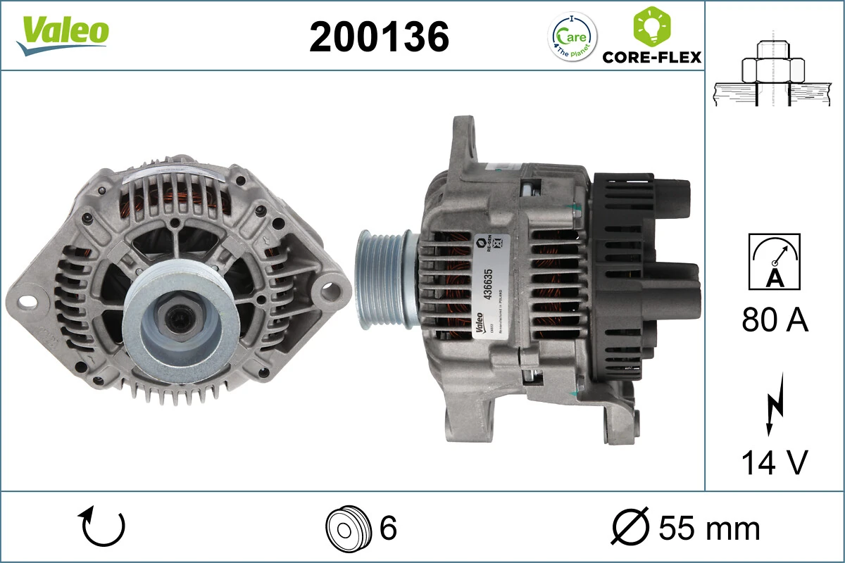 VALEO 200136 Alternator