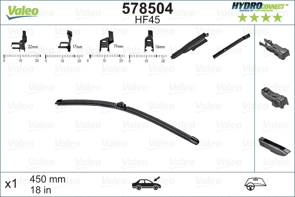 Wiper Blade HYDROCONNECT 578504