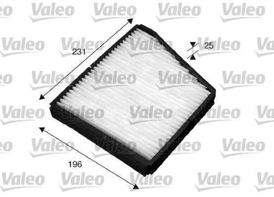 Filter, cabin air VALEO ESSENTIAL 698860