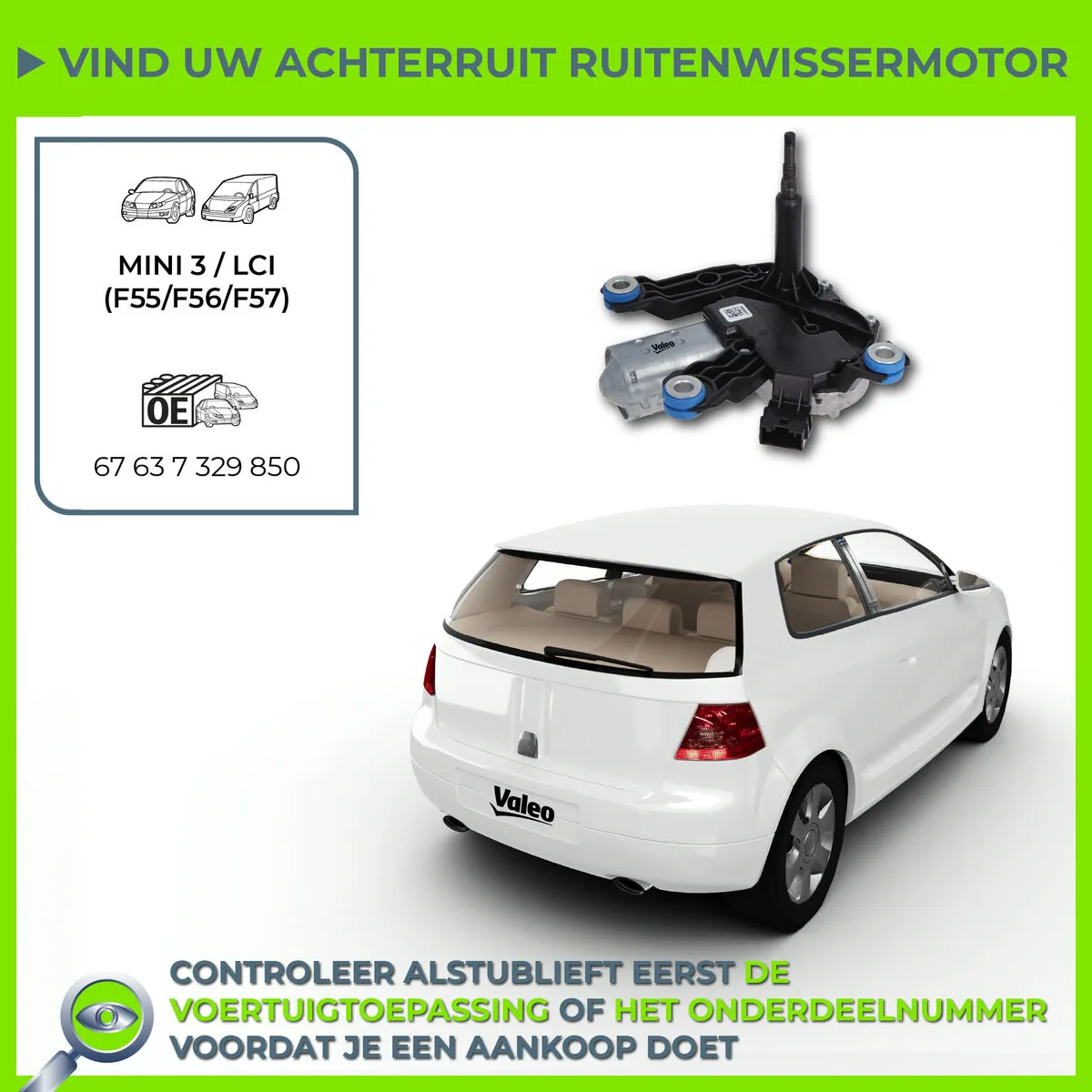 VALEO 582707 Wiper Motor