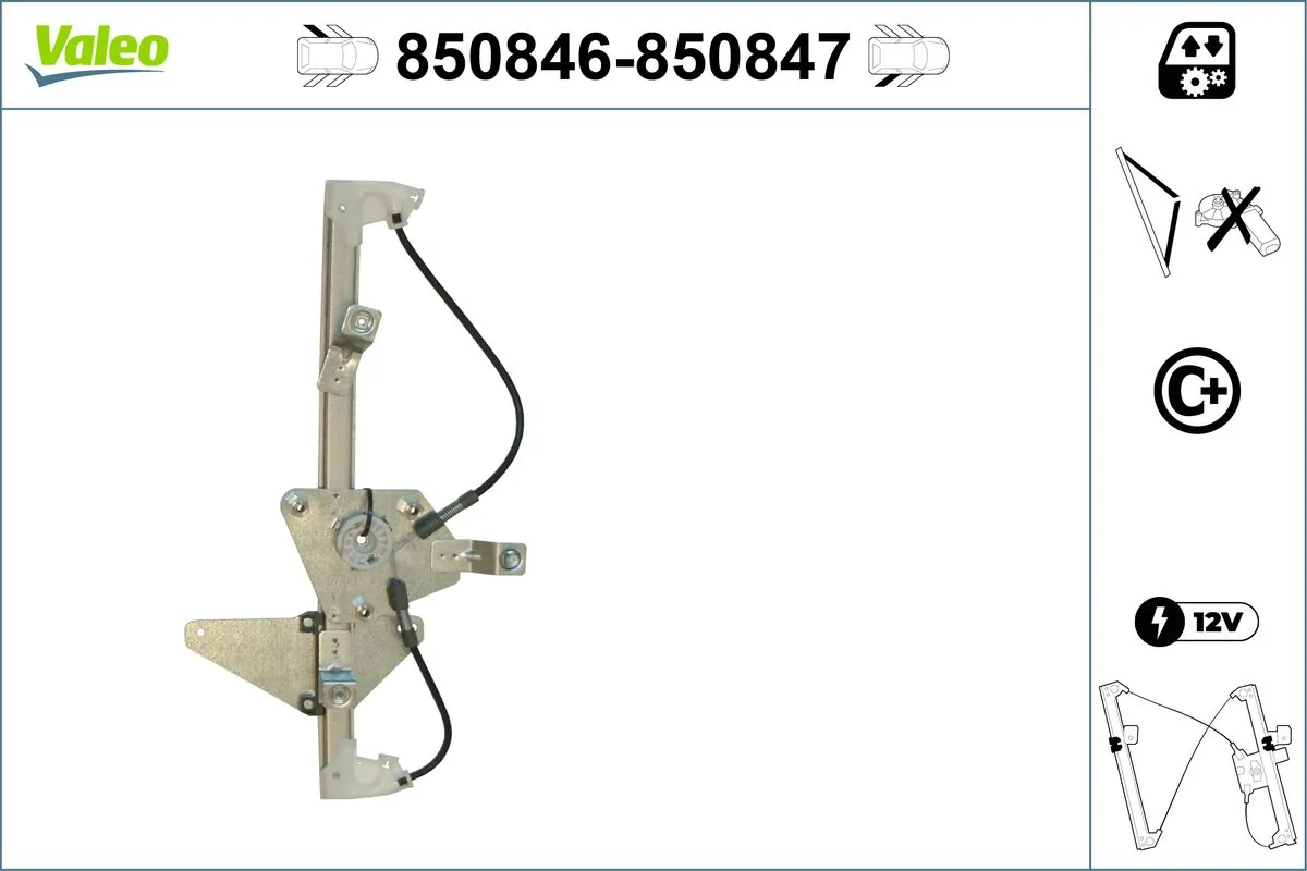 VALEO 850846 Window Regulator