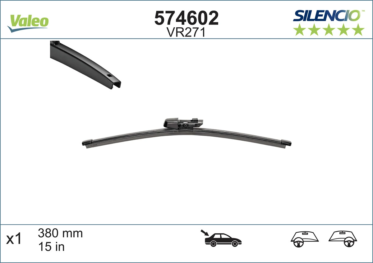 Wiper Blade SILENCIO REAR 574602