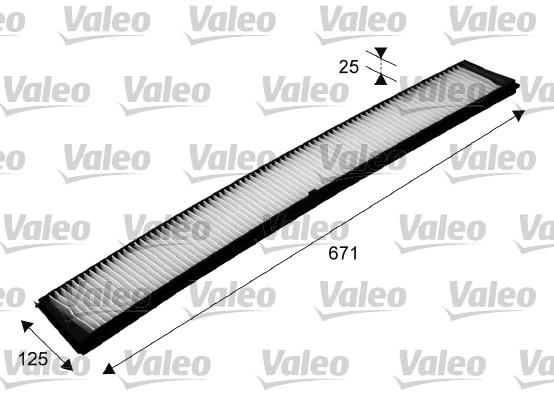 Filter, cabin air VALEO ESSENTIAL 698489