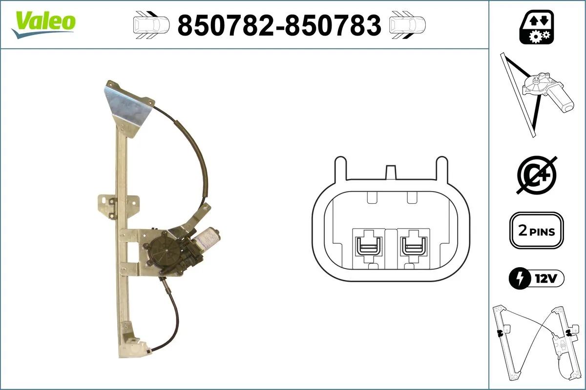 VALEO 850782 Window Regulator