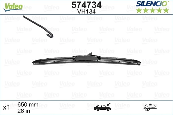 Wiper Blade SILENCIO HYBRID SINGLE 574734