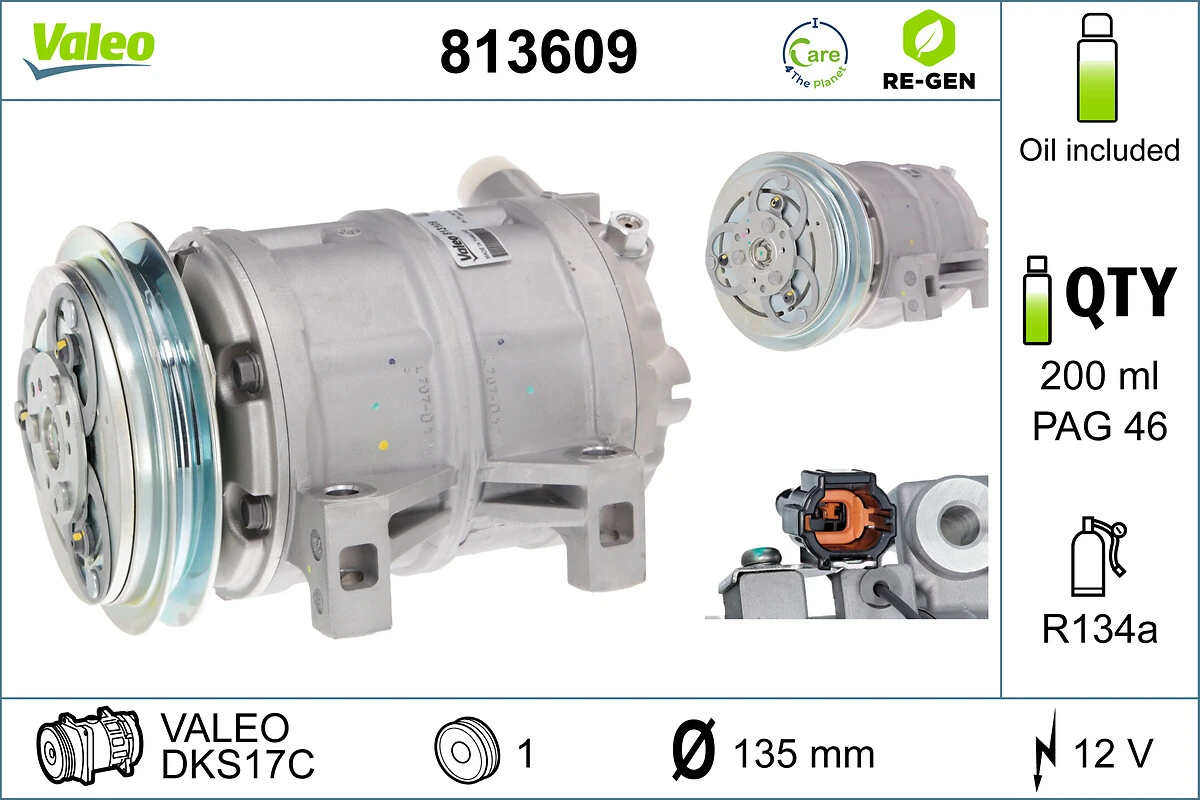 VALEO 813609 Compressor, air conditioning