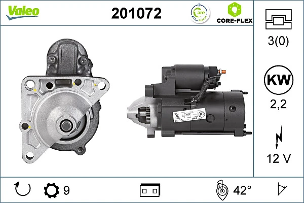 VALEO 201072 Starter