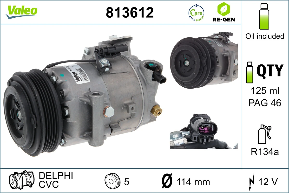 VALEO 813612 Compressor, air conditioning