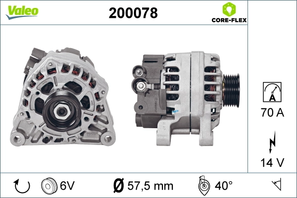 VALEO 200078 Alternator