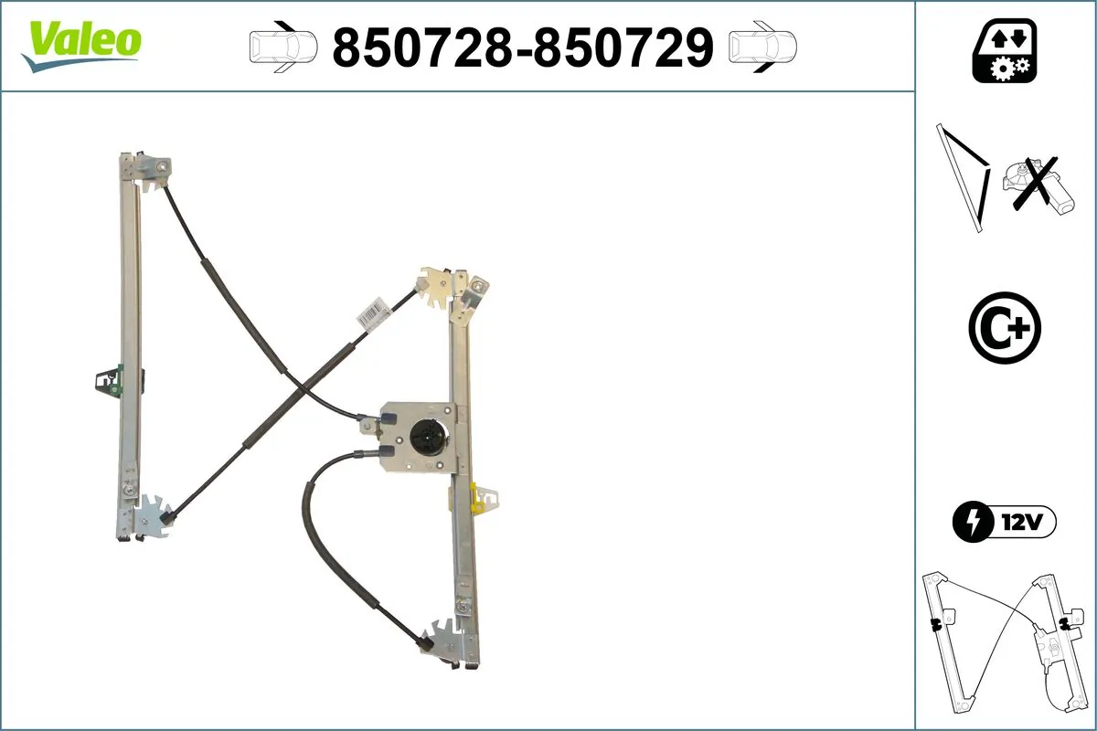 VALEO 850728 Window Regulator