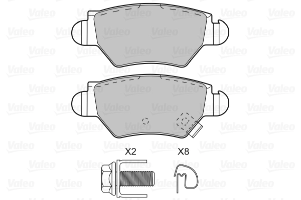 Brake Pad Set, disc brake 598926
