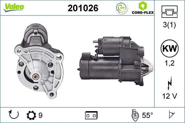 VALEO 201026 Starter