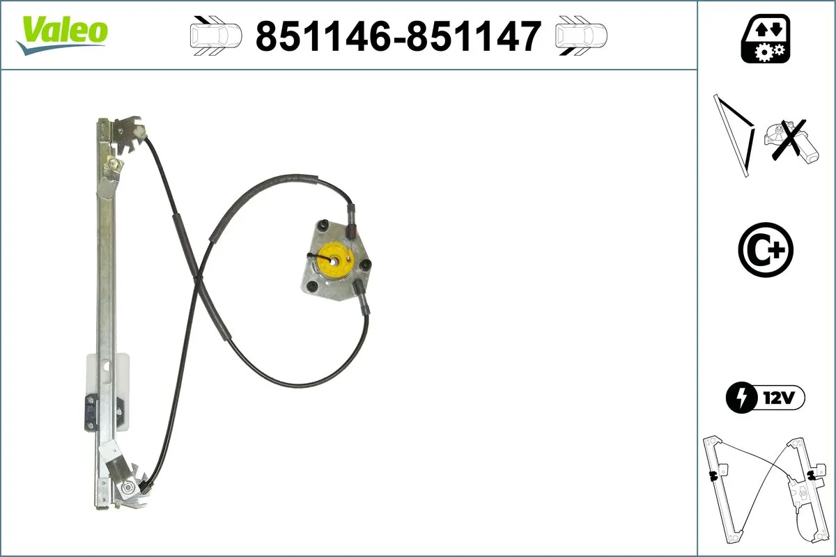VALEO 851146 Window Regulator