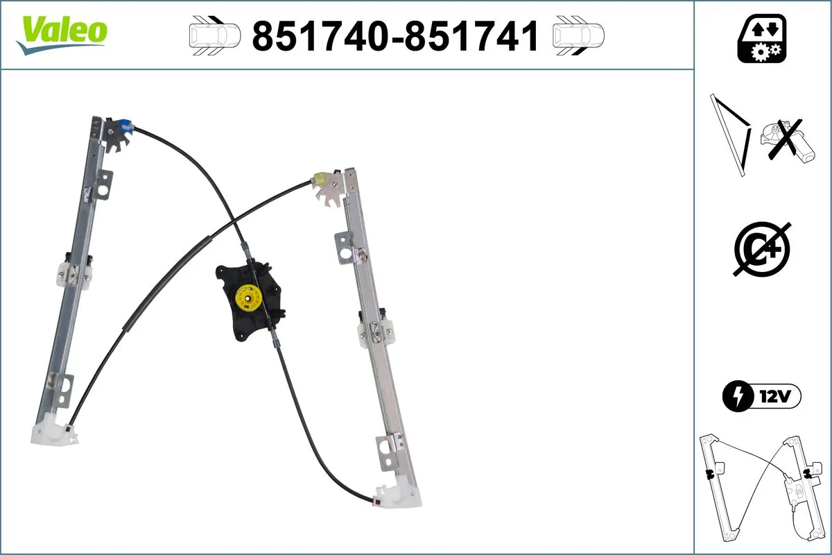 VALEO 851740 Window Regulator