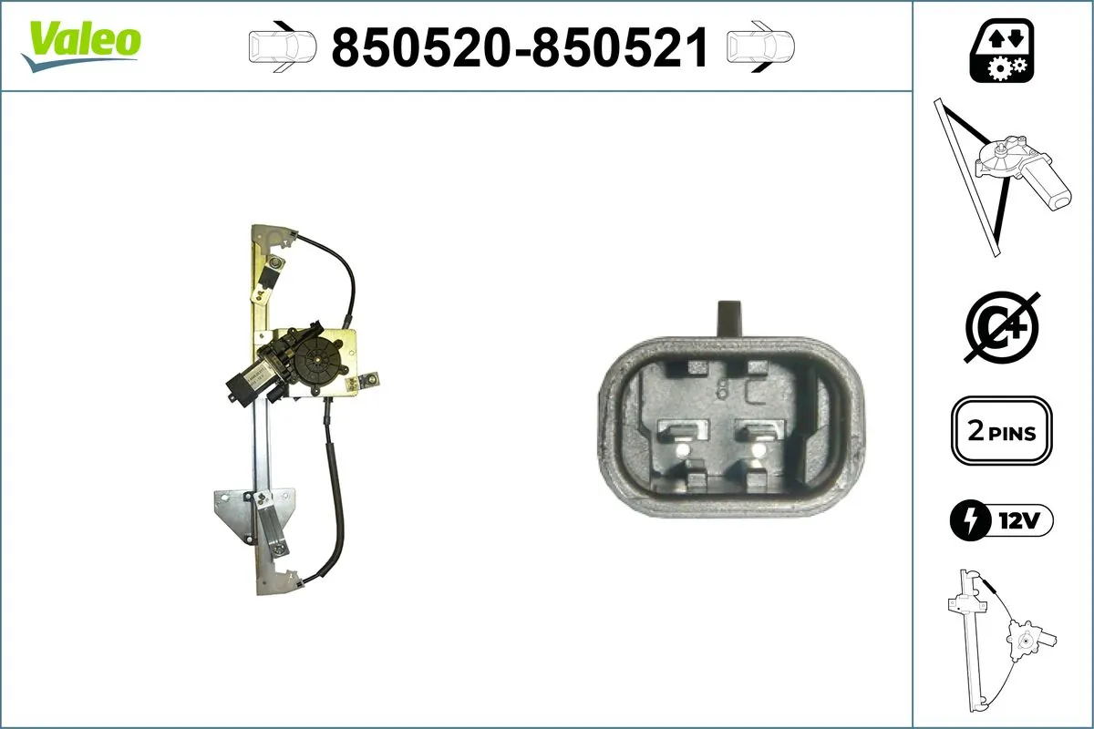 VALEO 850520 Window Regulator
