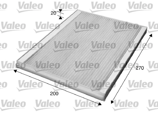 Filter, cabin air VALEO ESSENTIAL 715609