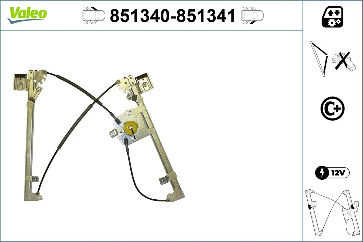 VALEO 851340 Window Regulator