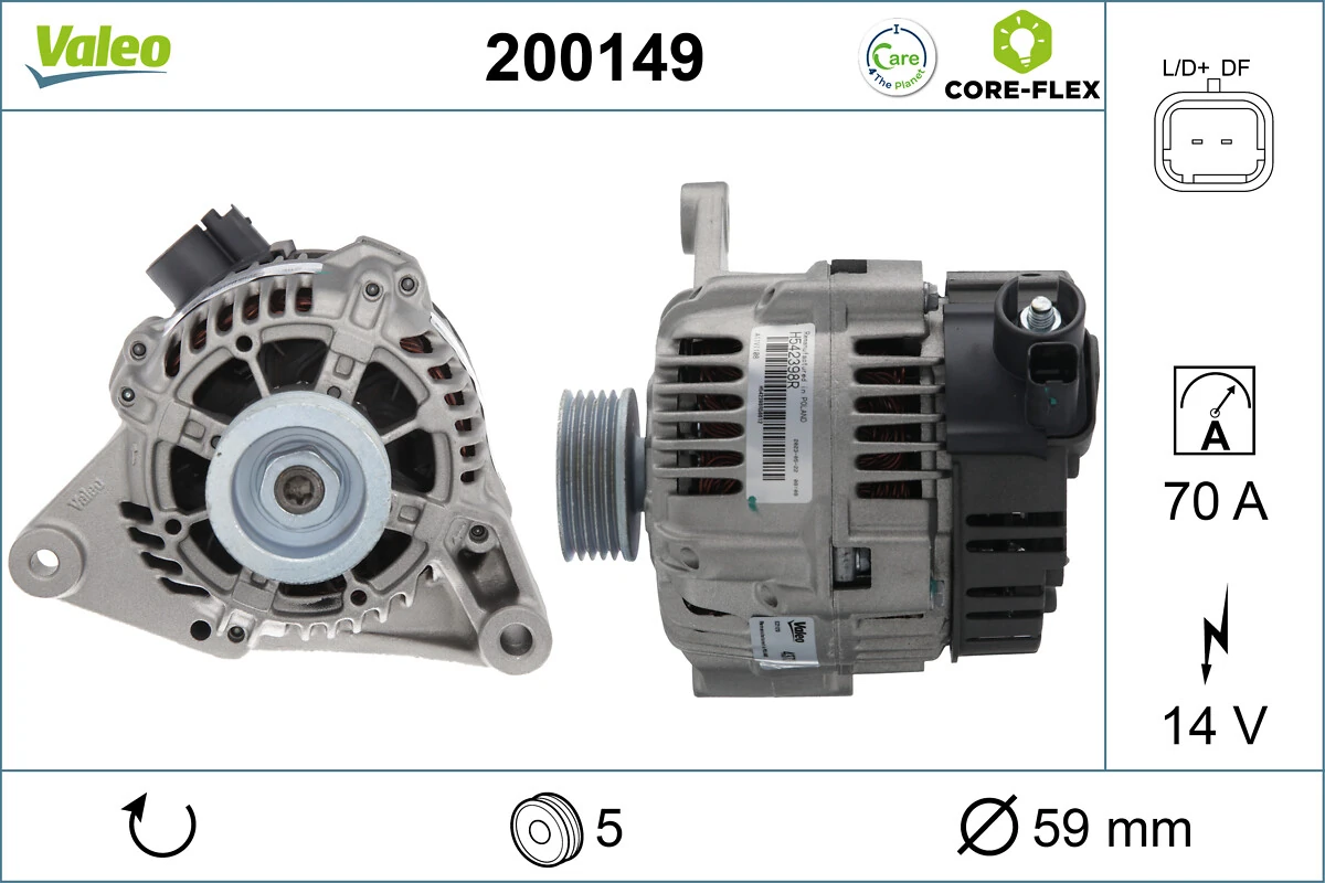 VALEO 200149 Alternator