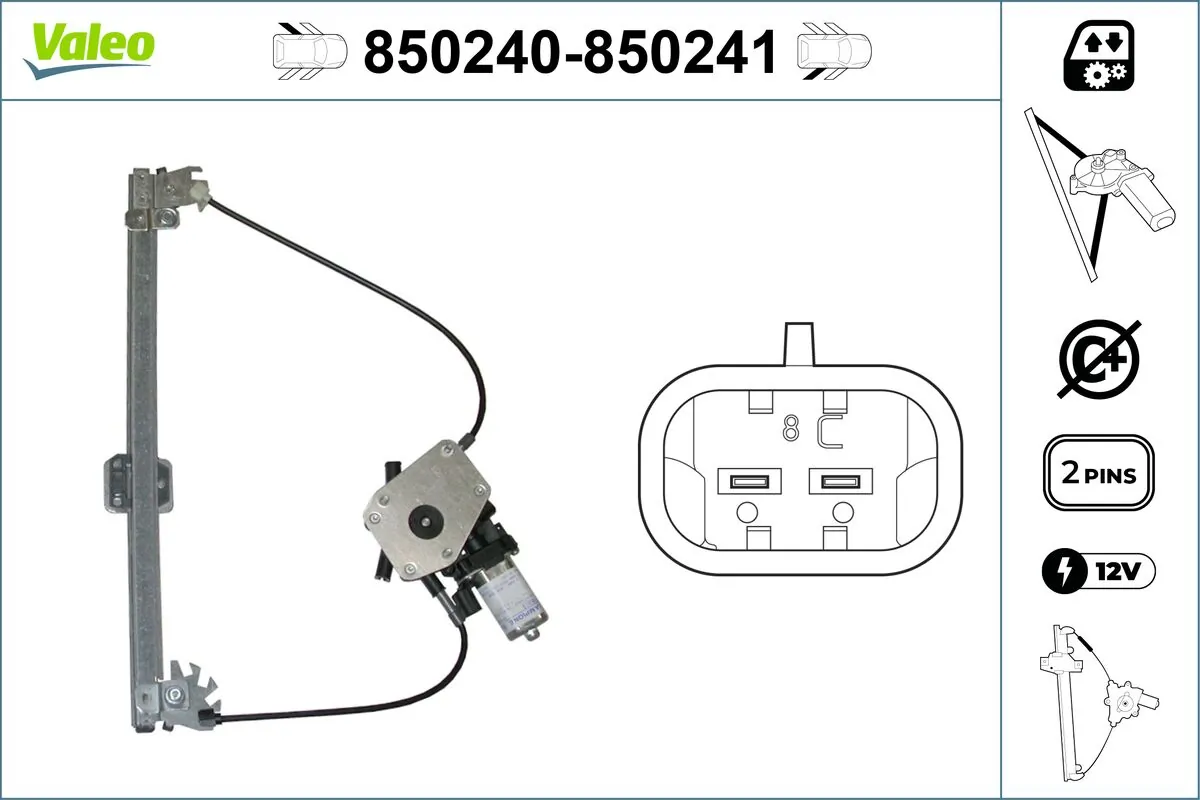 VALEO 850240 Window Regulator