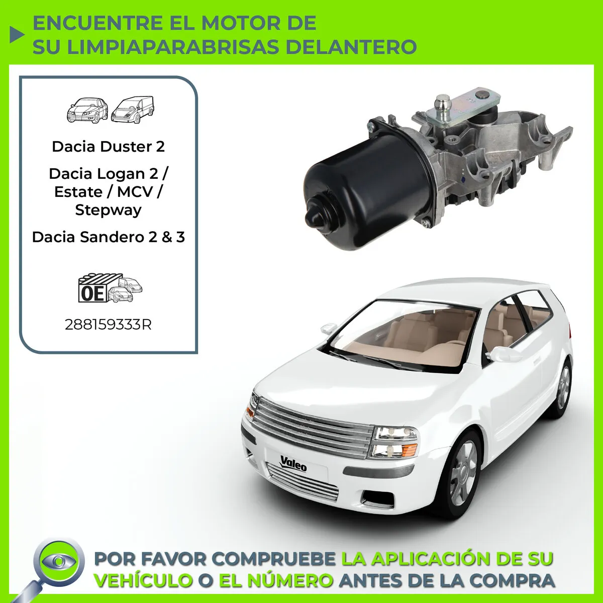 VALEO 582757 Wiper Motor