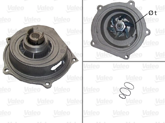 Water Pump, engine cooling 506320