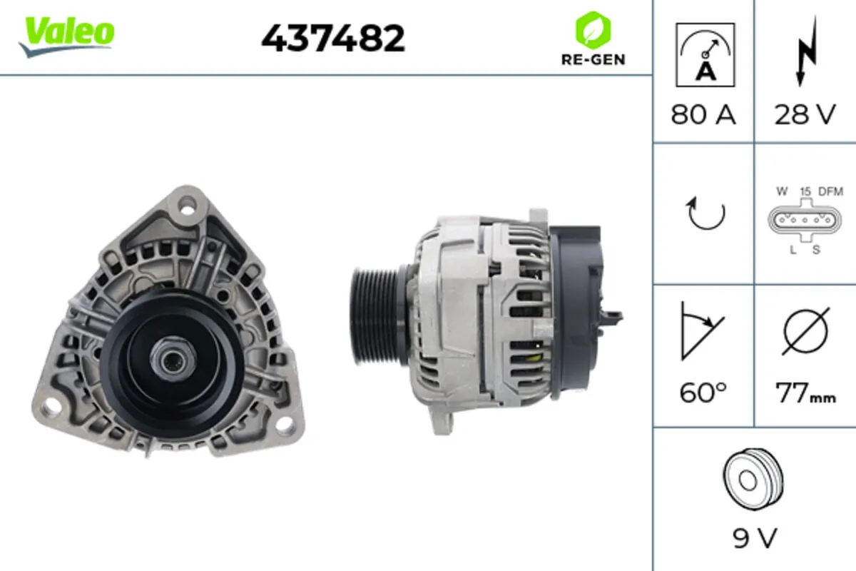 VALEO 437482 Alternator