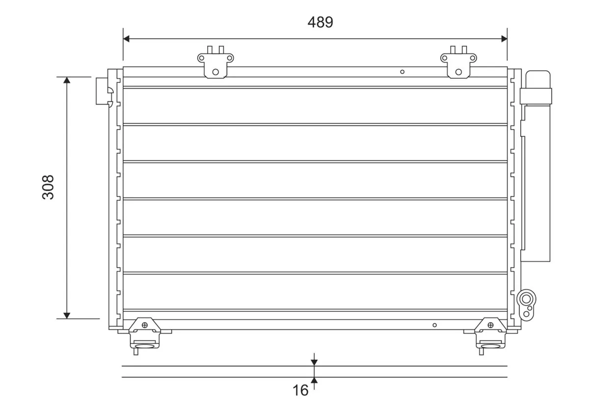 Condenser, air conditioning 814307