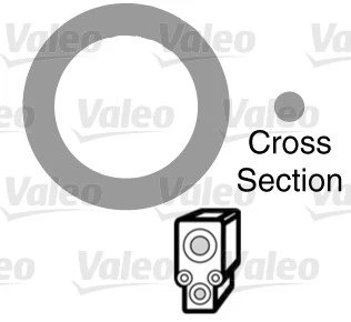 Gasket, coolant pipe 509136