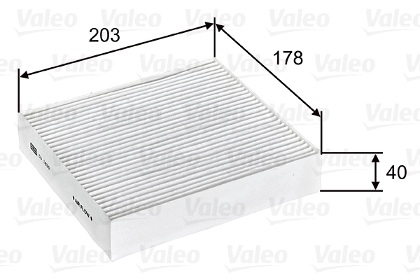 Filter, cabin air VALEO ESSENTIAL 715603