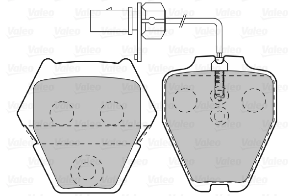 Brake Pad Set, disc brake 598992