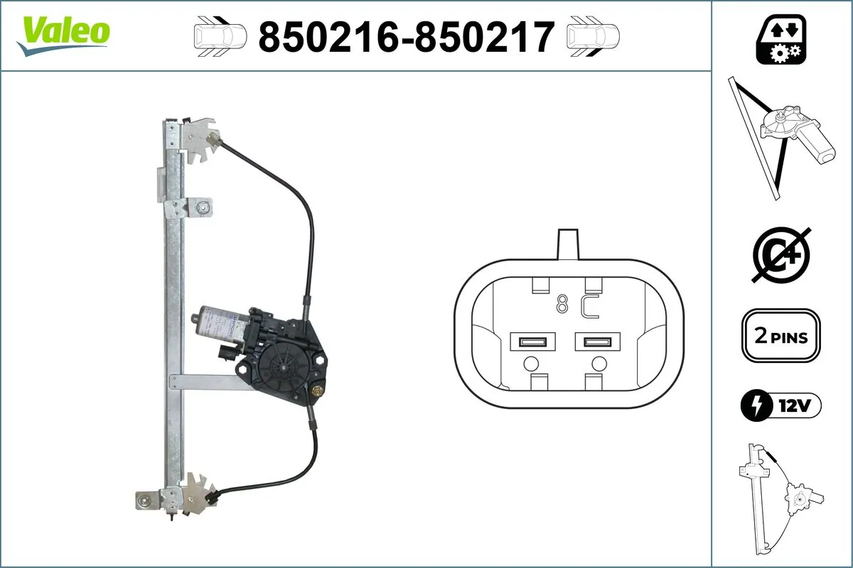 VALEO 850216 Window Regulator