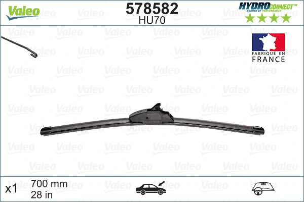 Wiper Blade HYDROCONNECT UPGRADE 578582