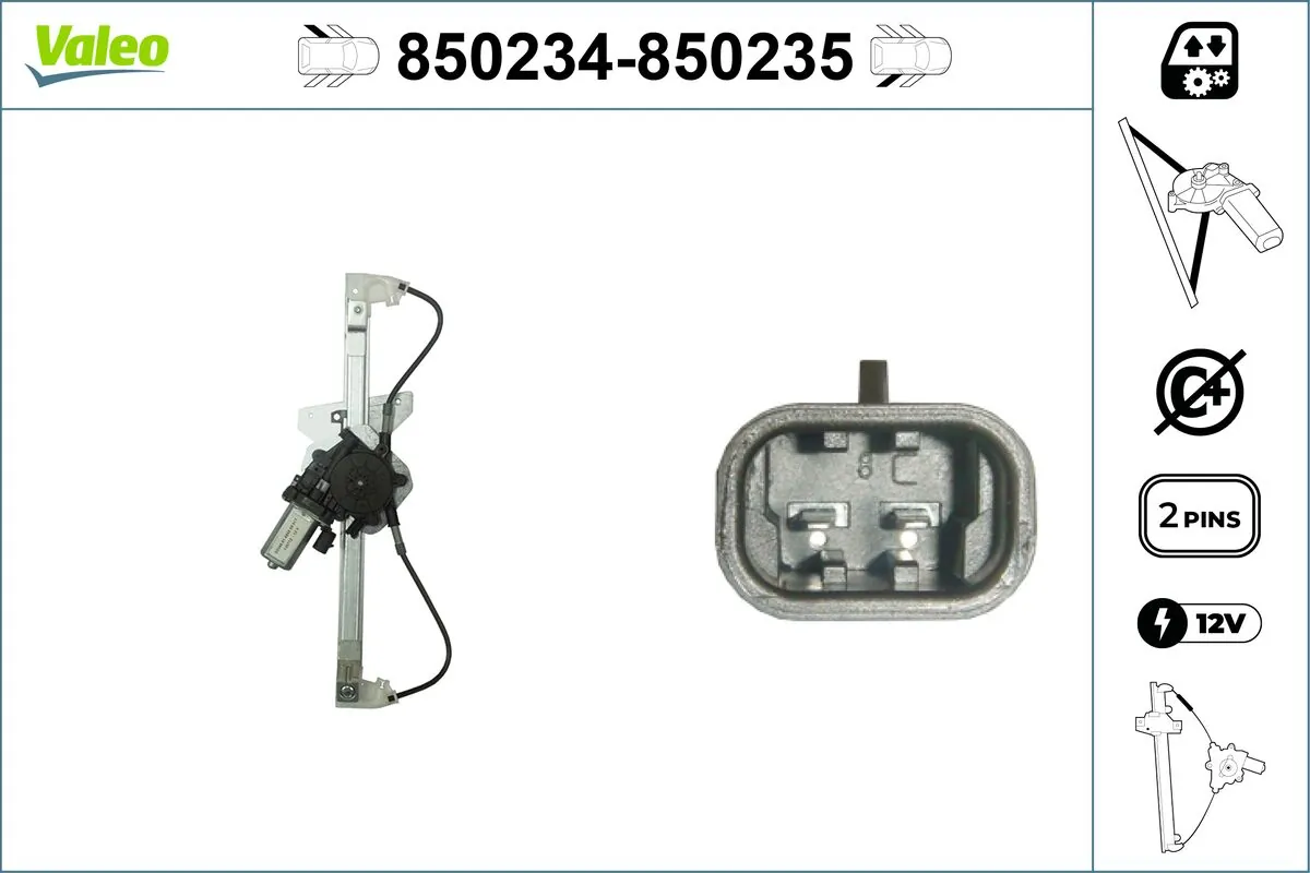VALEO 850234 Window Regulator