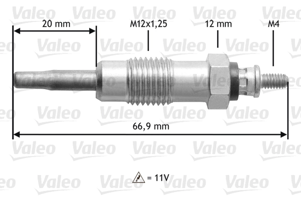 VALEO 345111 Glow Plug