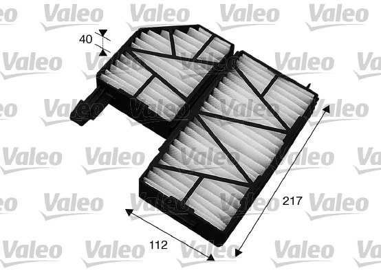 Filter, cabin air VALEO ESSENTIAL 715563