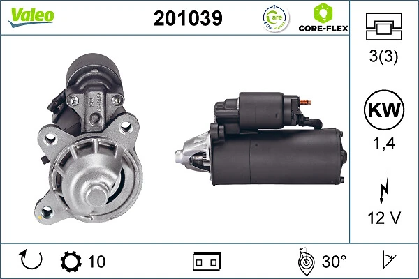 VALEO 201039 Starter