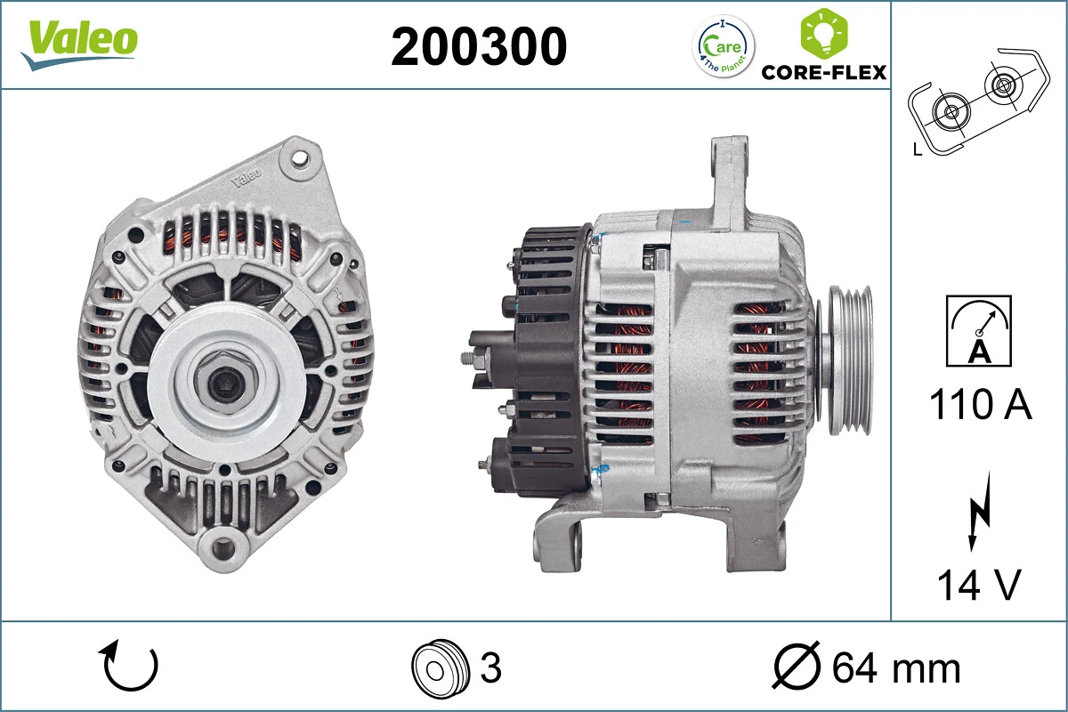 VALEO 200300 Alternator