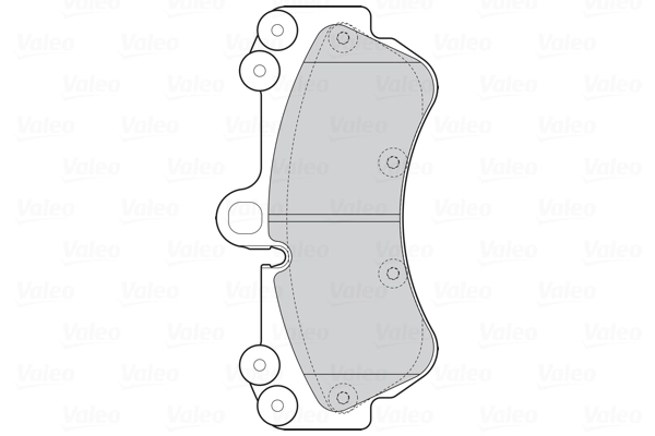 Brake Pad Set, disc brake FIRST 302287