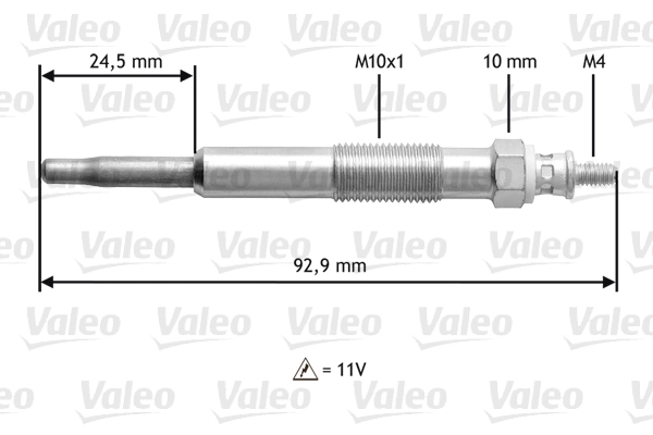 VALEO 345106 Glow Plug