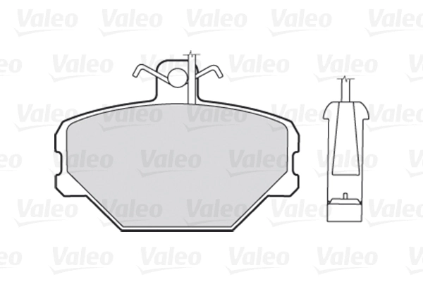 Brake Pad Set, disc brake FIRST 301095