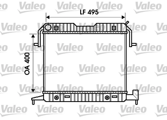 Radiator, engine cooling 732703