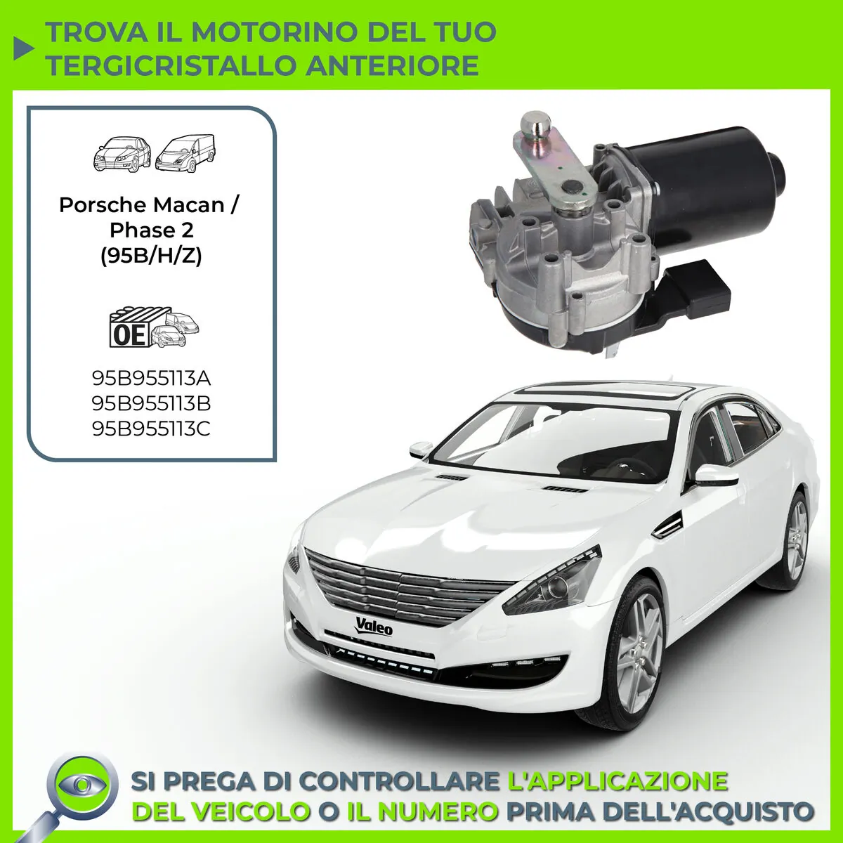 VALEO 582671 Wiper Motor