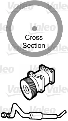 Gasket, coolant pipe 509770