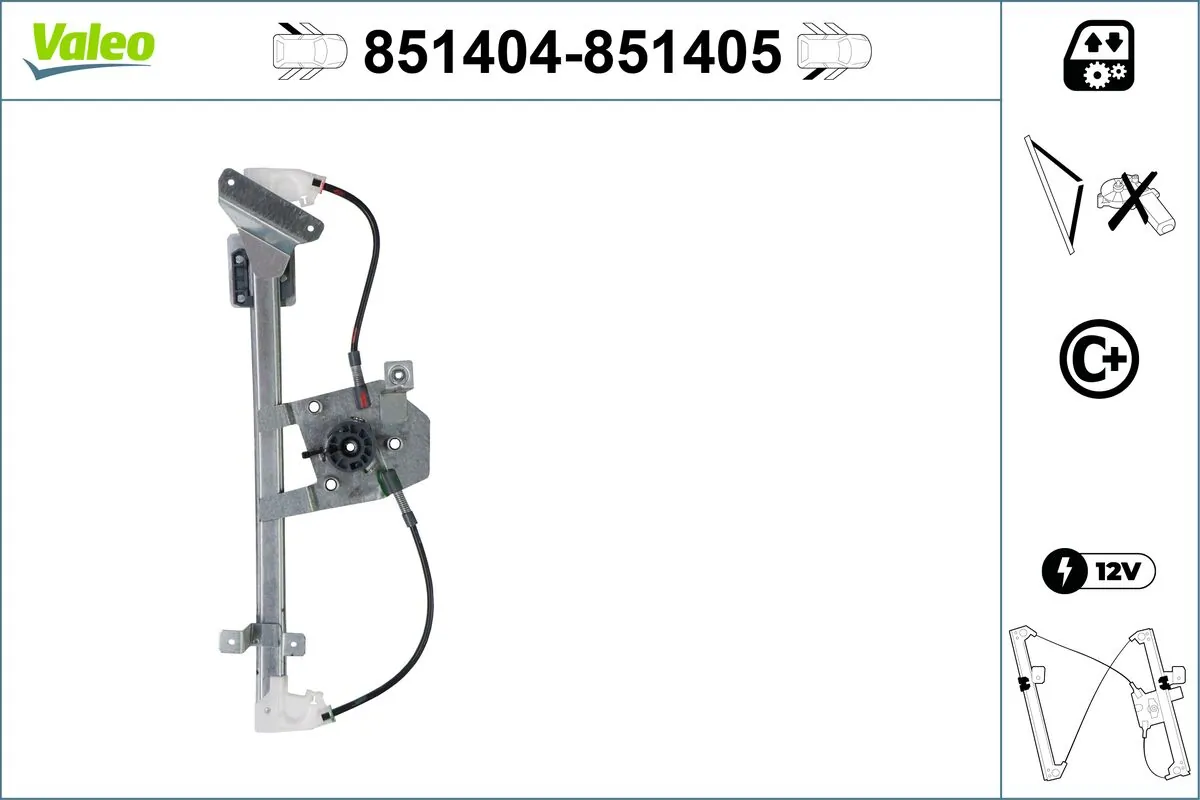 VALEO 851404 Window Regulator