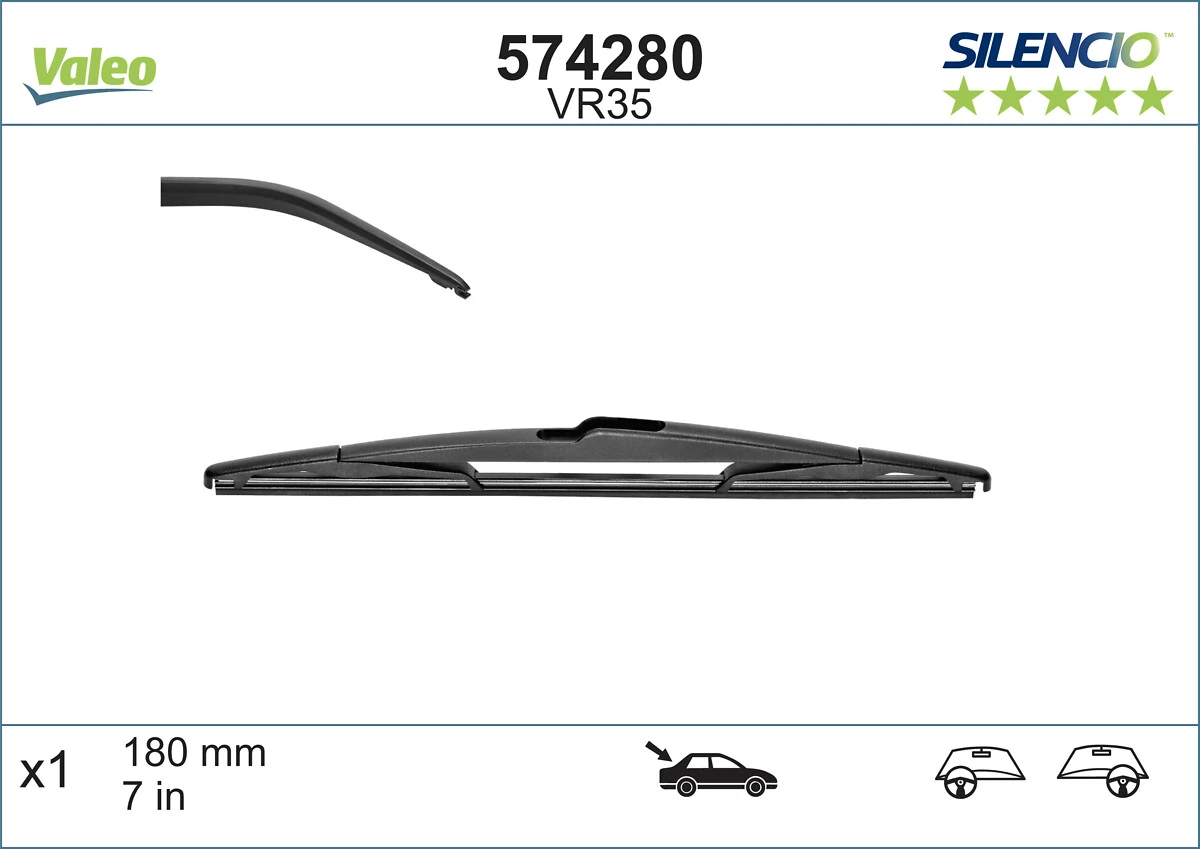 Bilah penghapus SILENCIO REAR 574280
