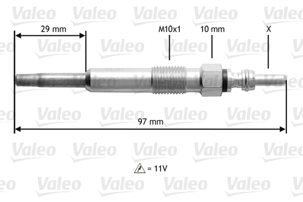 VALEO 345136 Glow Plug