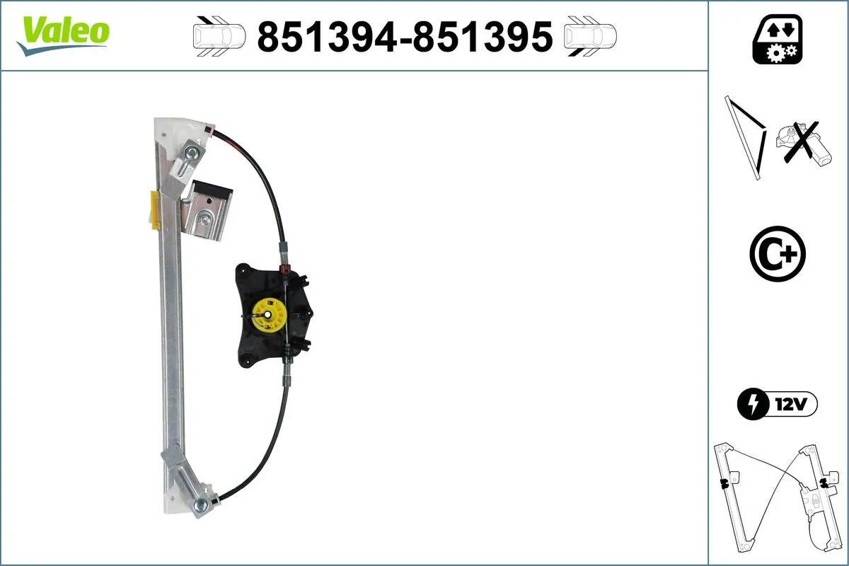 VALEO 851394 Window Regulator